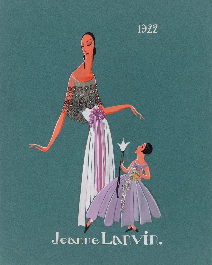 The History of Lanvin’s The Mother & The Child Logo