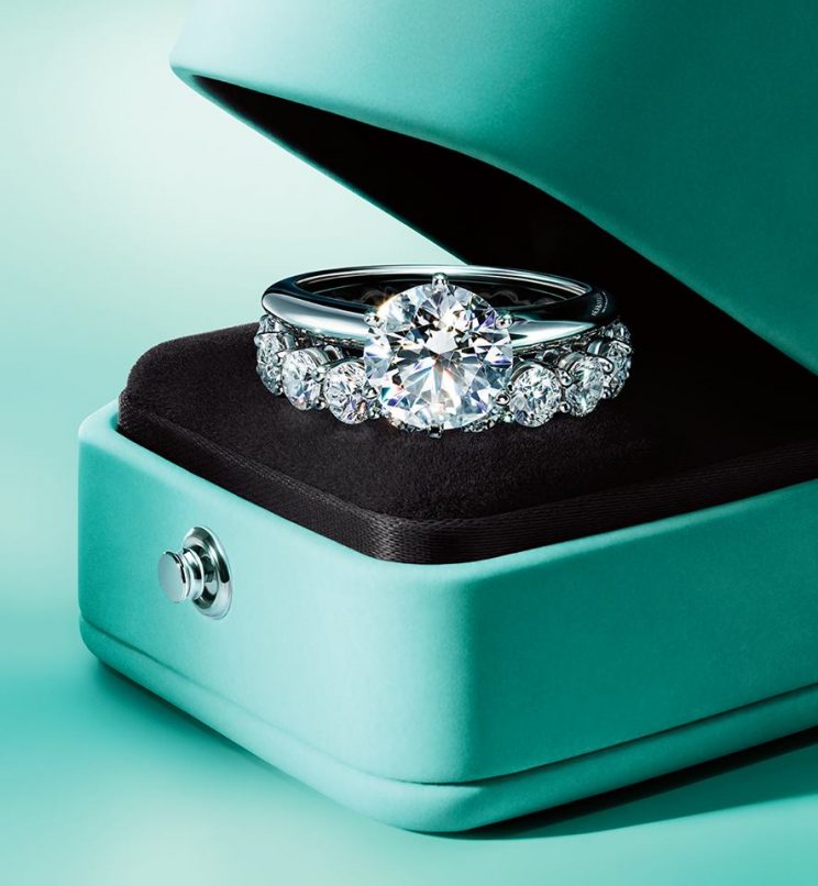 Tiffany & Co. Harmony Diamond Engagement Ring in Platinum F VS2 0.22 C –  LuxuryPromise