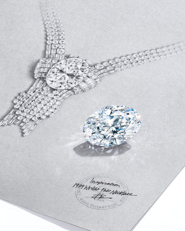 Tiffany & Co. Legacy Aquamarine and Diamond Pendant Necklace by Tiffany & Co.