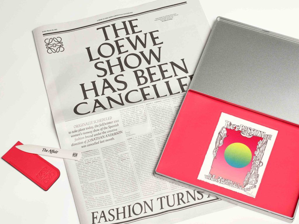 The Loewe Show Has Been Cancelled: Presenting a Show in News for Fall 2021  - PurseBlog