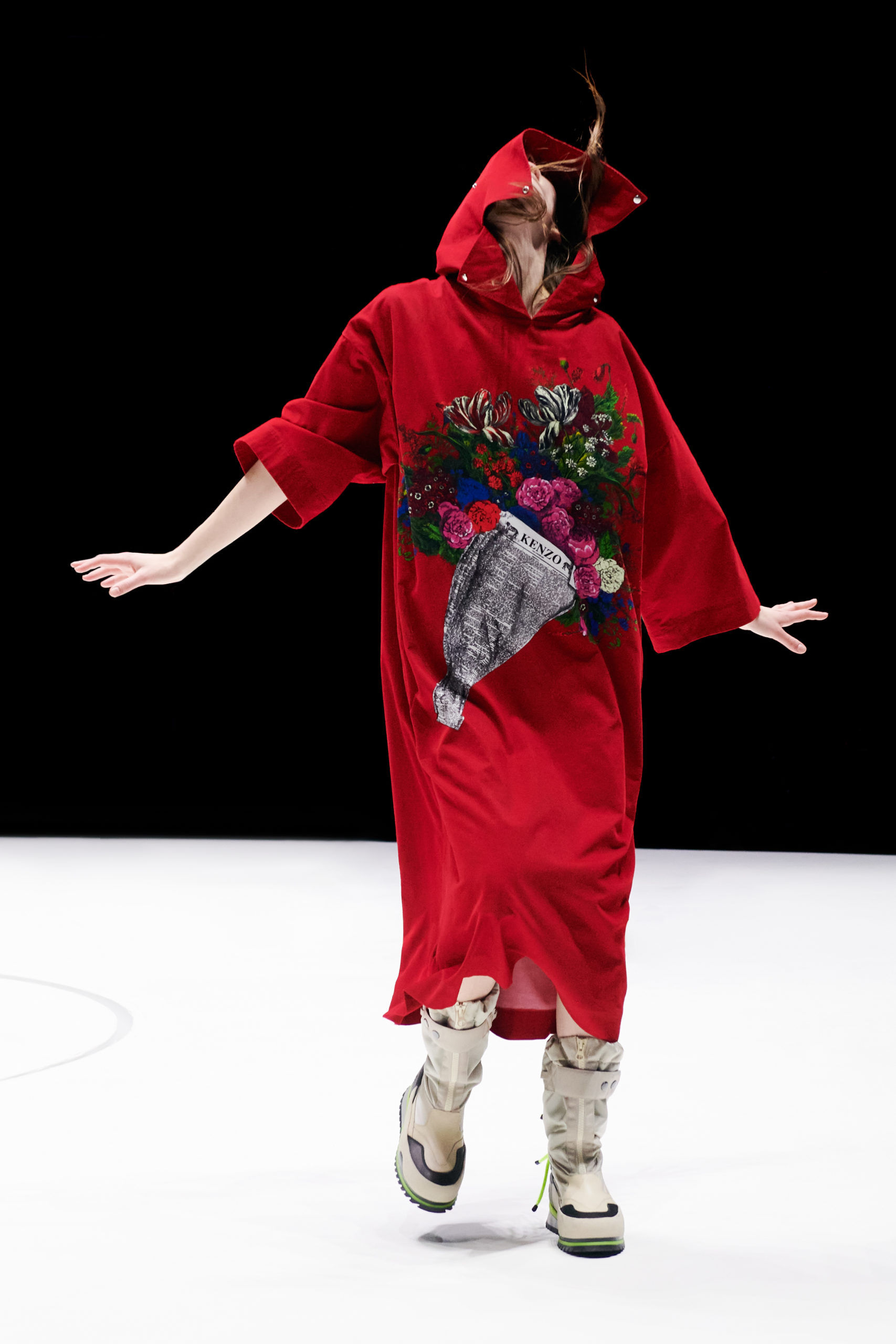 KENZO ベルベットコーデュロイドレス　オレンジ ホワイトベル浜松のスタッフブログ(新作テラコッタドレスのご紹介