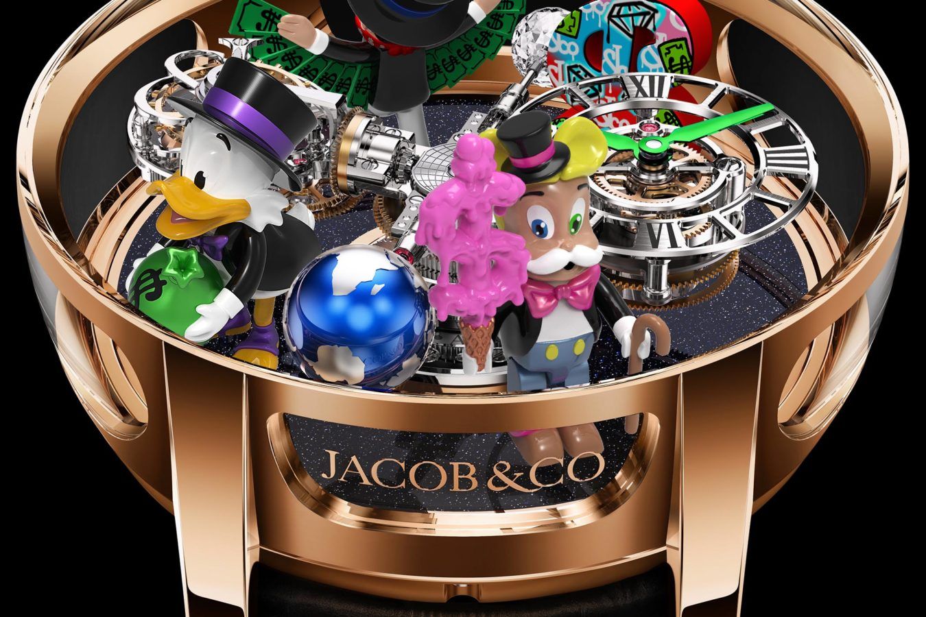 Street artist Alec Monopoly takes on Jacob & Co.'s Astronomia