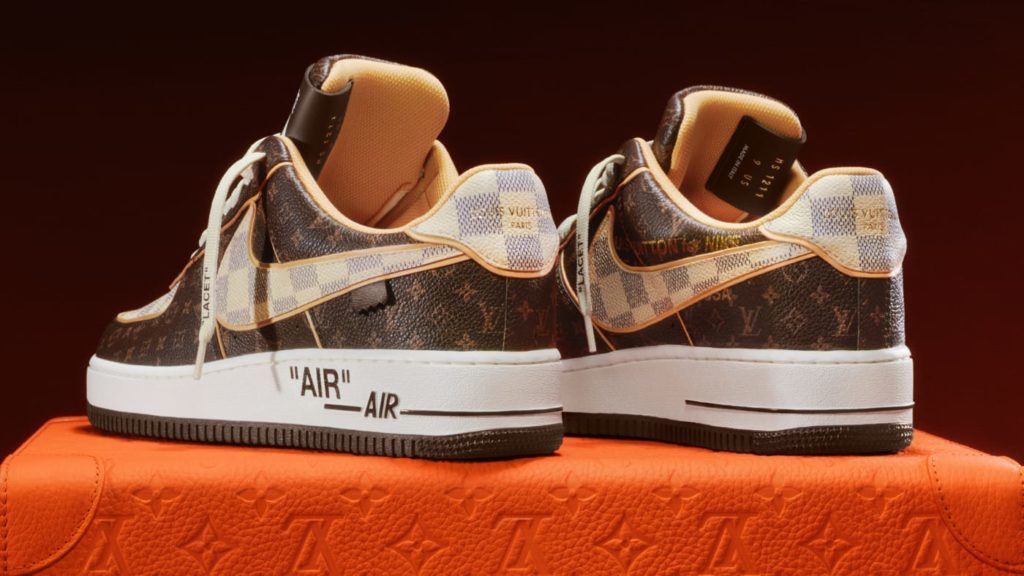 Auction of Virgil Abloh’s Louis Vuitton x Nike Air Force 1 sneakers ...