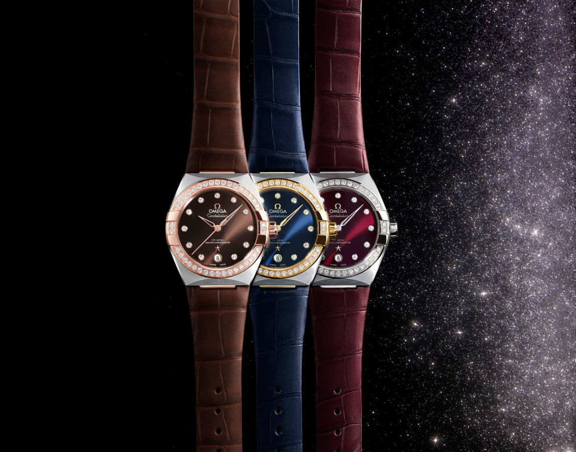 Consistency of colour in the latest Omega Constellation collection