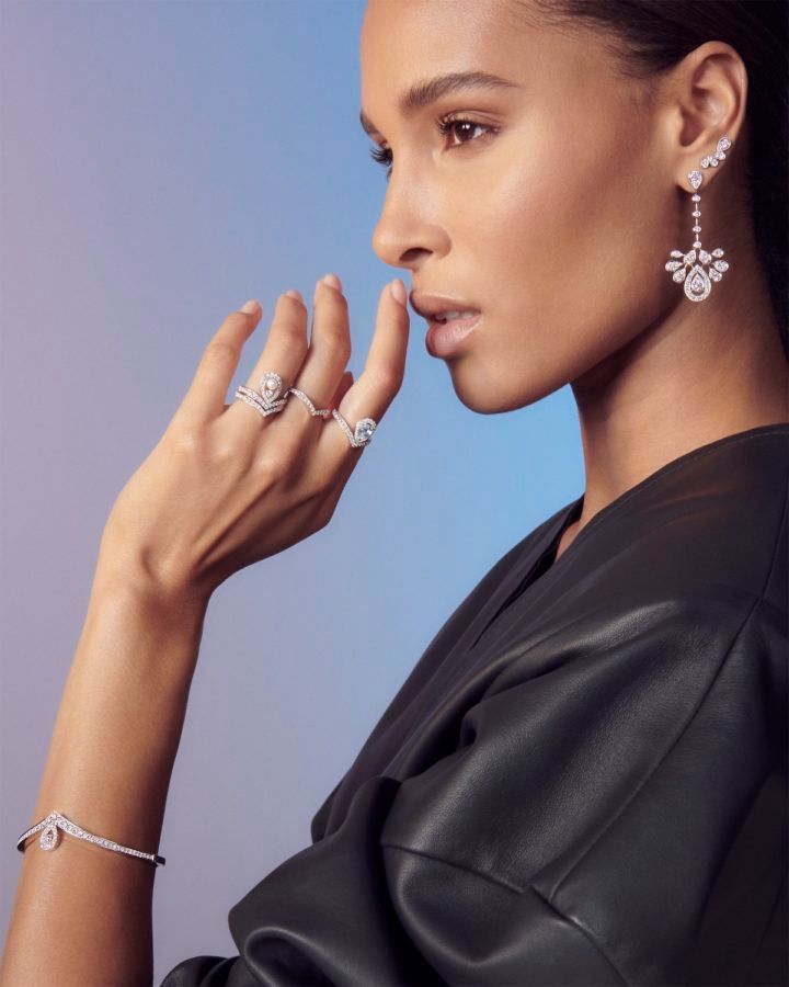 High Jellewy earrings by Chaumet - Gold and diamond earrings