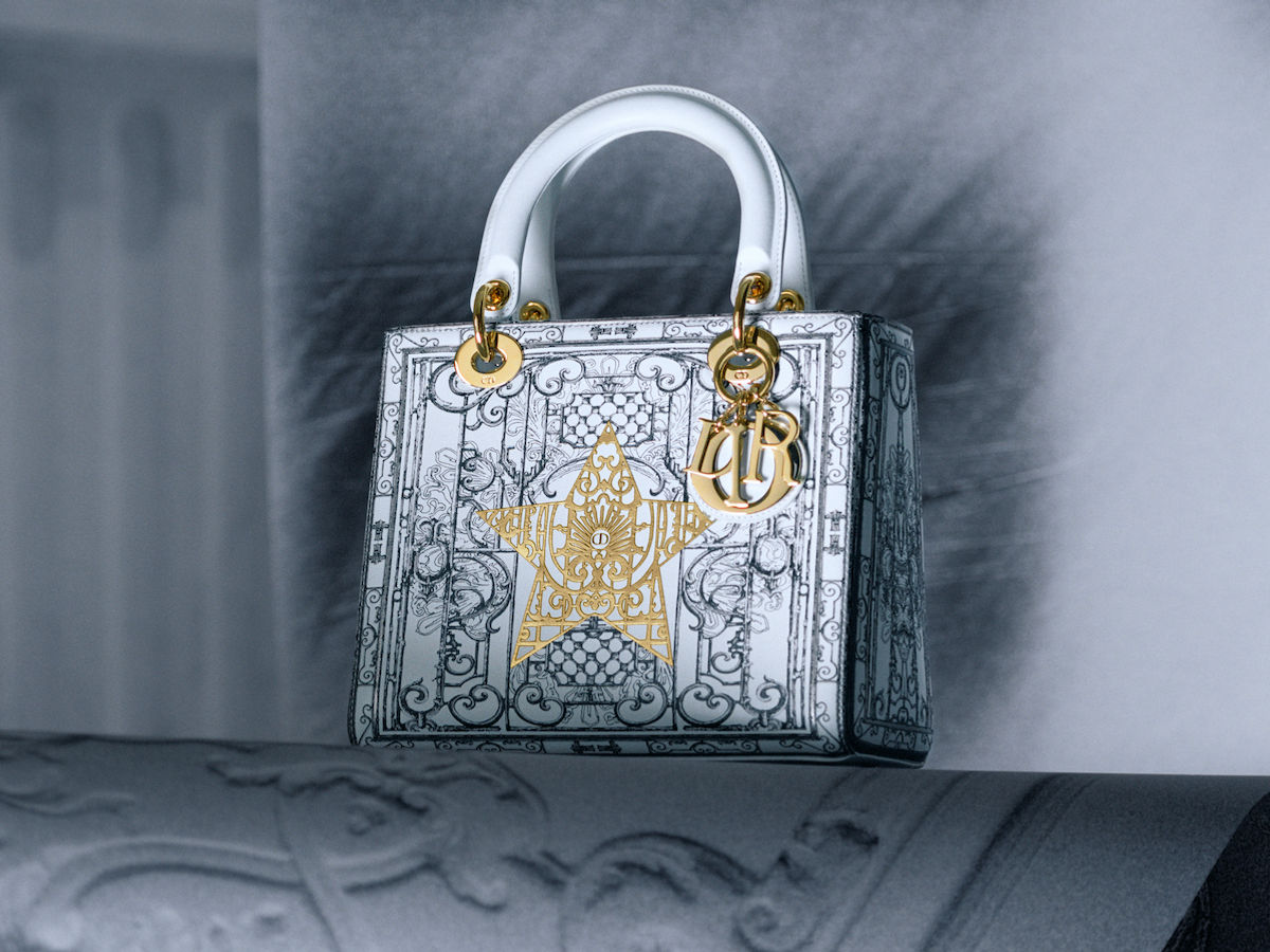 Christian Dior Casual Style 2WAY Plain Leather Elegant Style Logo Handbags