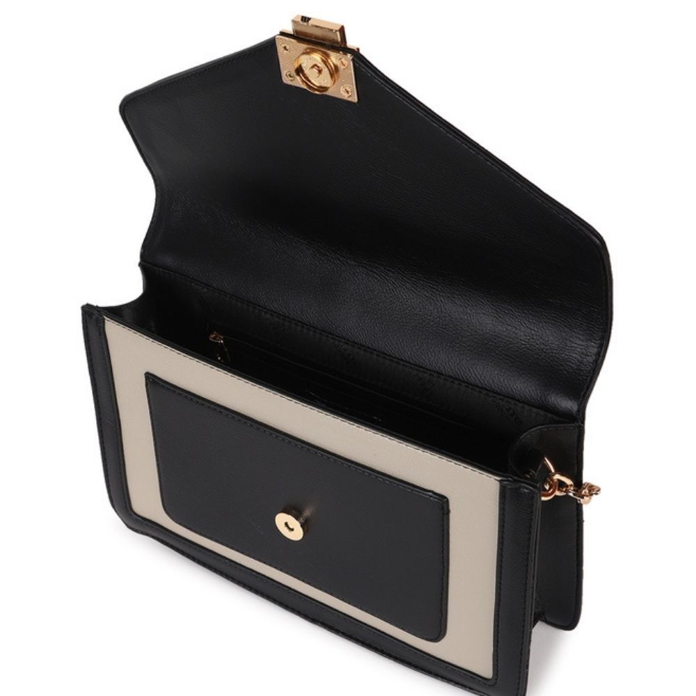 Buy Styli Black MK Printed Handbag at Best Price @ Tata CLiQ