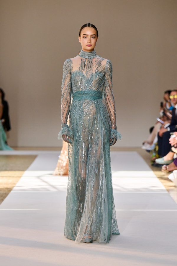 Elie Saab Presents its Couture Fall Winter 2022-2033 Collection … but there’s a twist