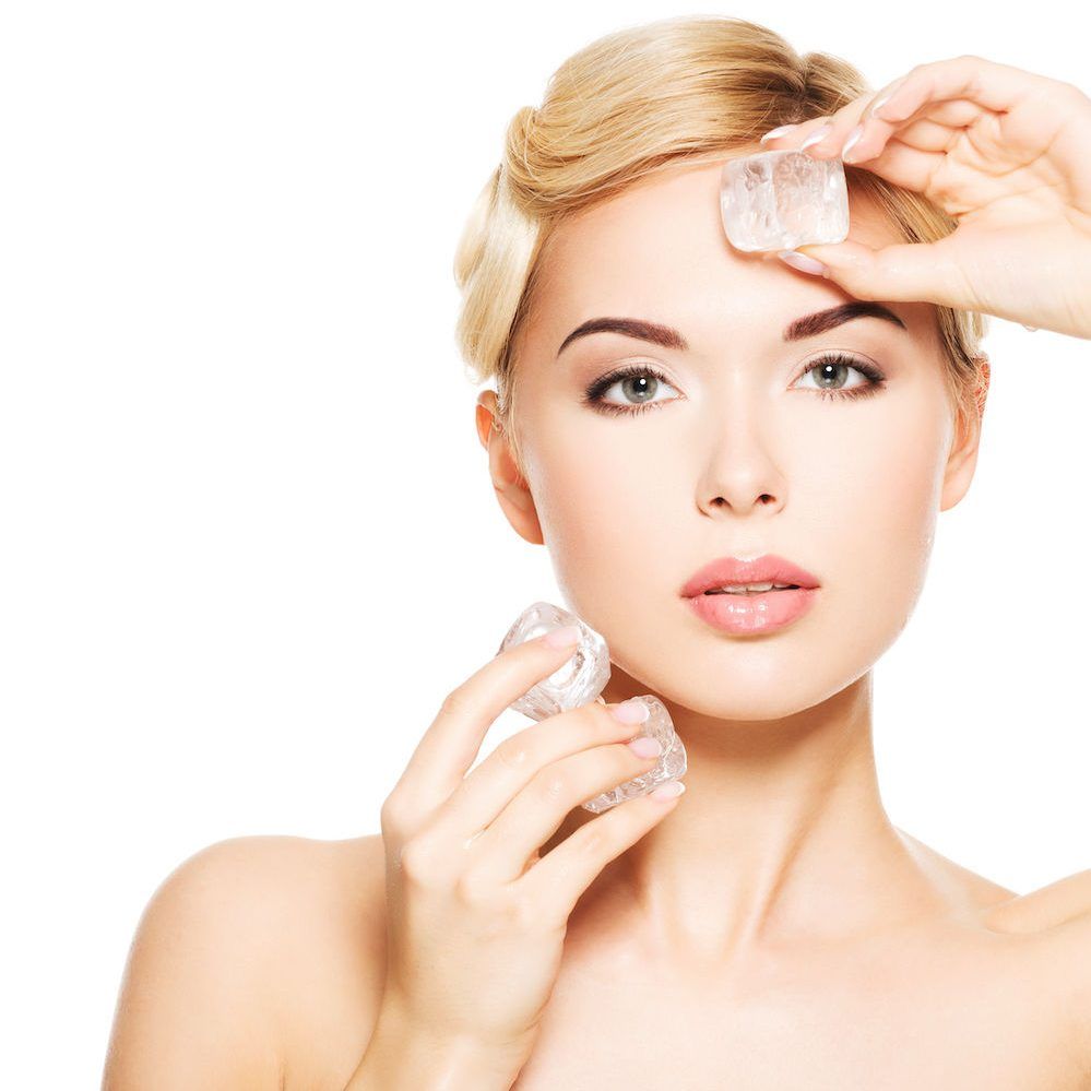 Does it work? Skincare experts weigh in on ice facial