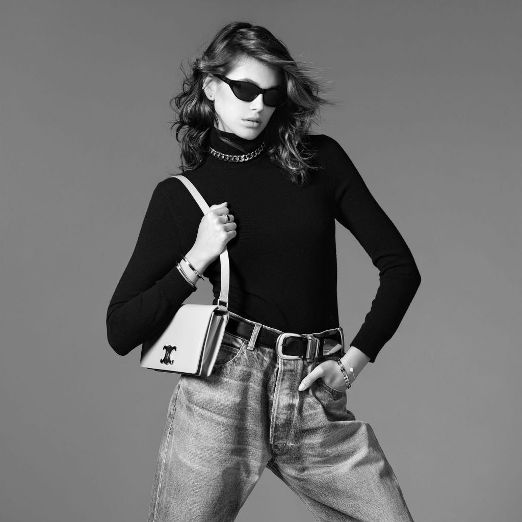 Kaia Gerber’s Triumphant Return on Celine’s Winter 2022 Campaign
