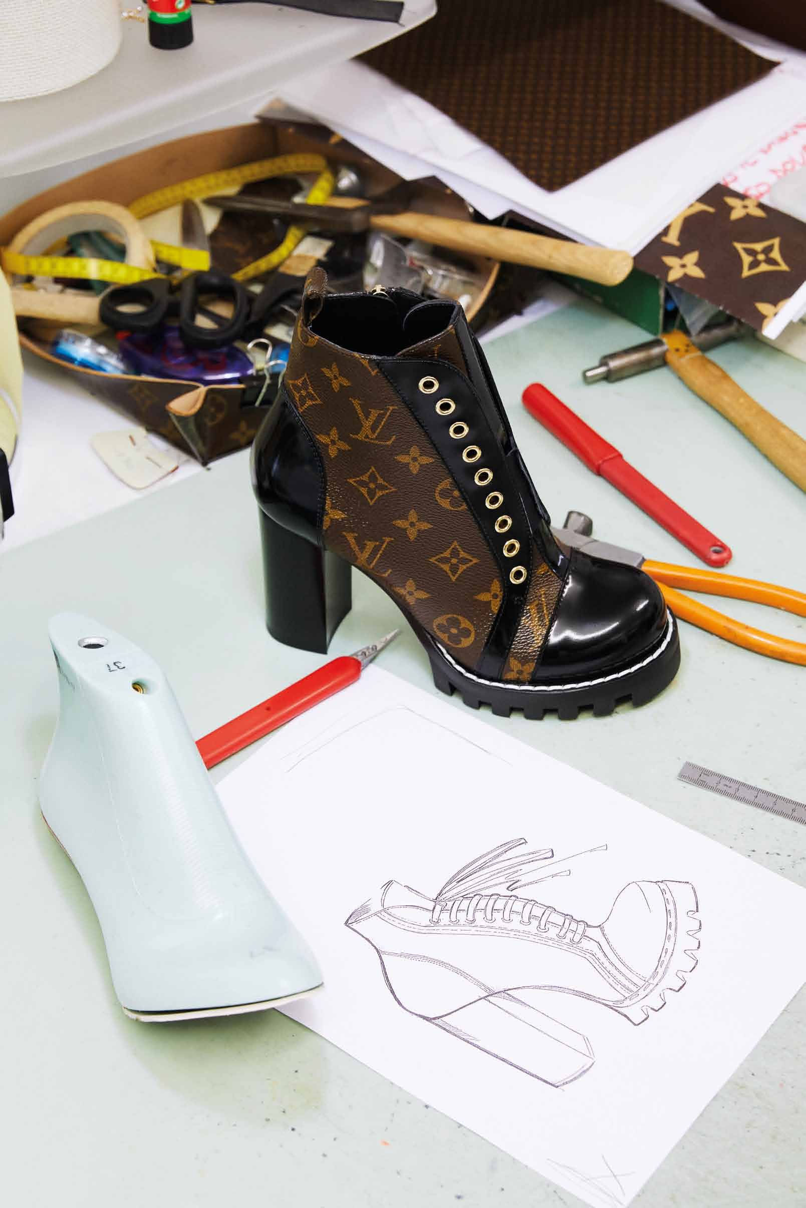 Designing a Louis Vuitton Shoe at Its Soleful Atelier in Fiesso  d’Artico