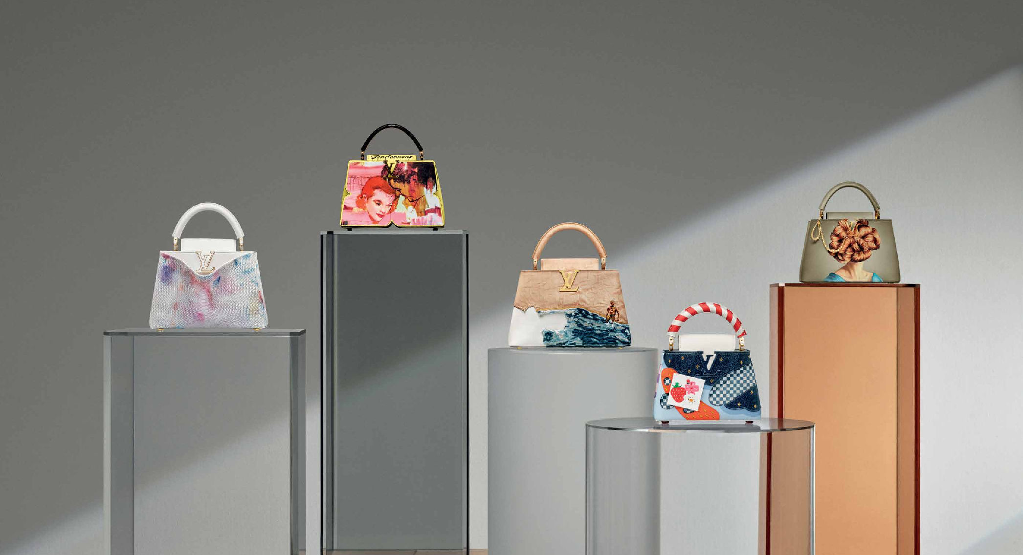 Louis Vuitton & Gucci & Hermes 雑誌セット LOUIS VUITTON Catalog & Sticker Magazine Photo Book 2017