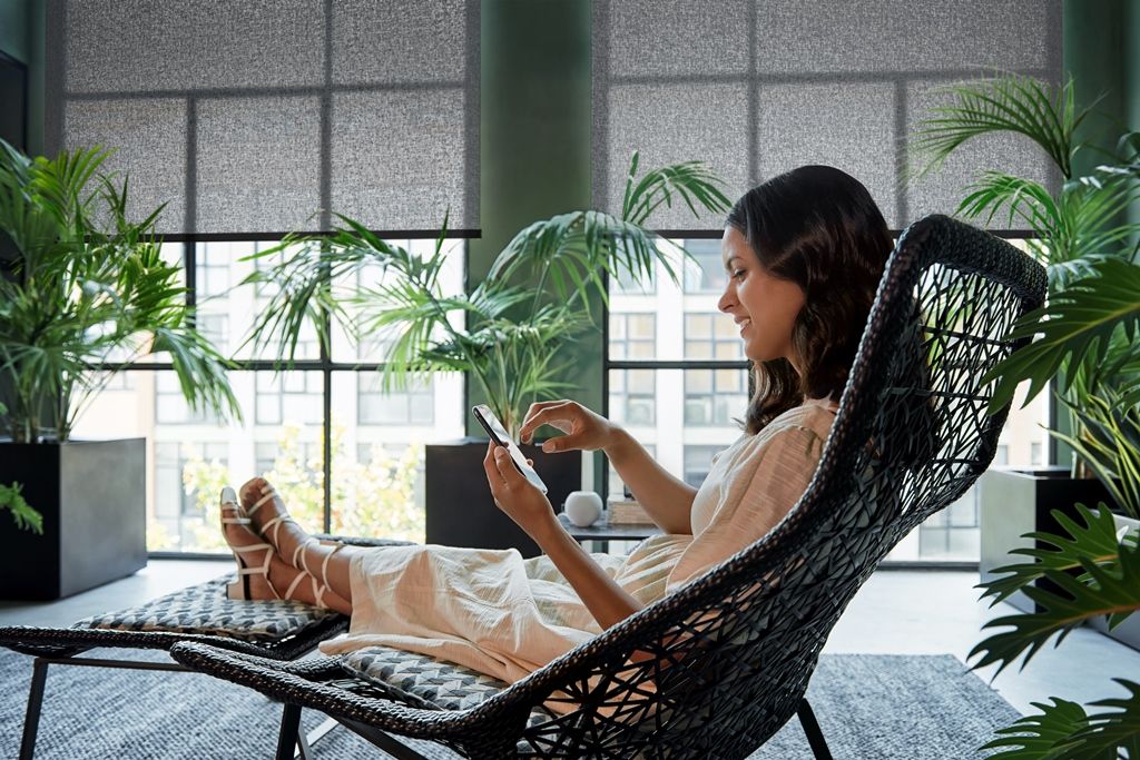 Smart window coverings by Coulisse INK for modern homes