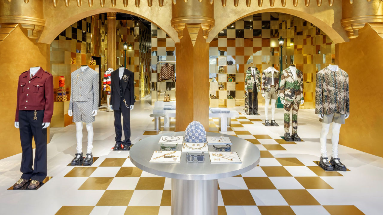 Louis Vuitton Plaza Indonesia transforms into a Pharrell-inspired