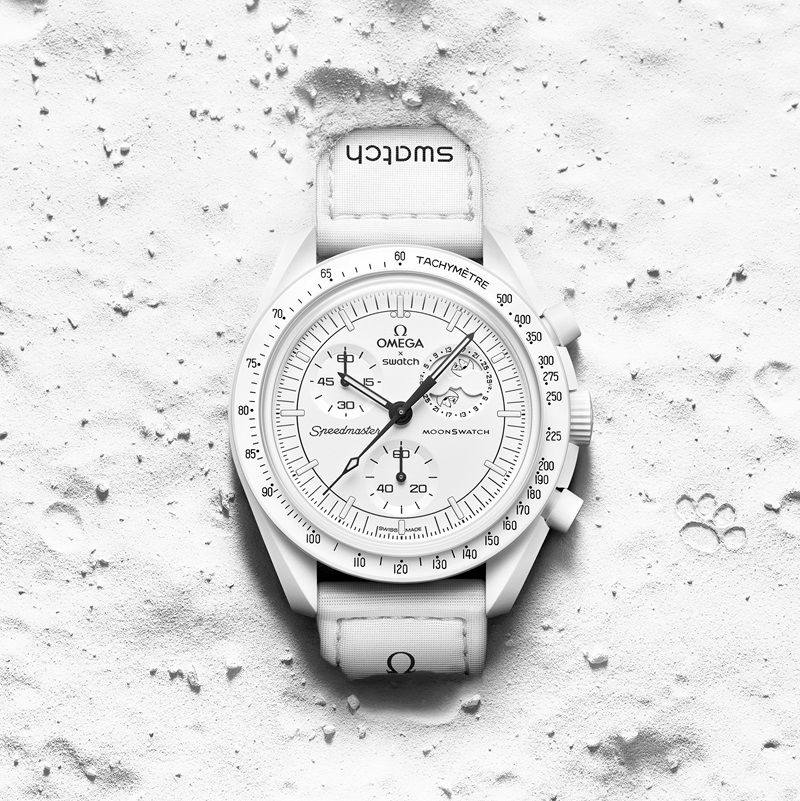 Omega X Swatch has a new MoonSwatch mission: the Moonphase with Snoopy