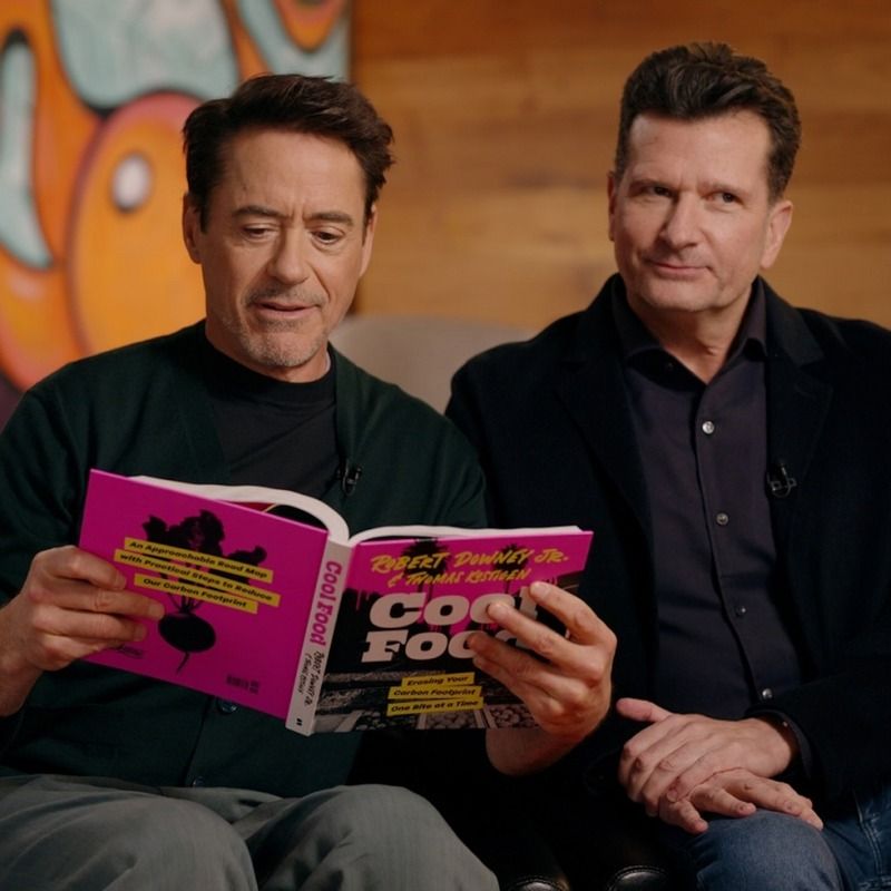 Cool Food A new 'sustainable’ cookbook from Robert Downey Jr.
