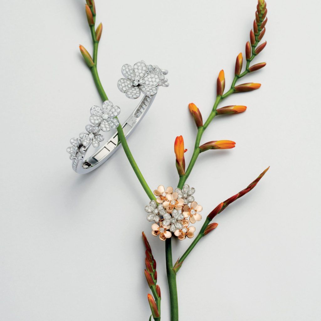 Bloom this spring with Van Cleef & Arpels’ flower-inspired Frivole collection