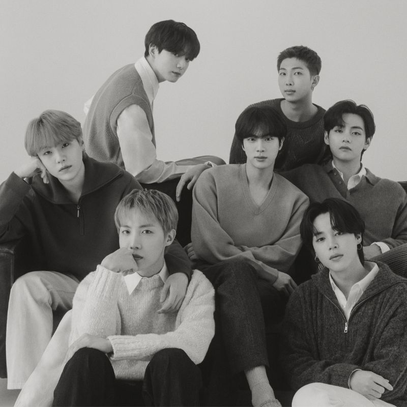The BTS Monochrome Pop-Up Store will open in Hong Kong This June