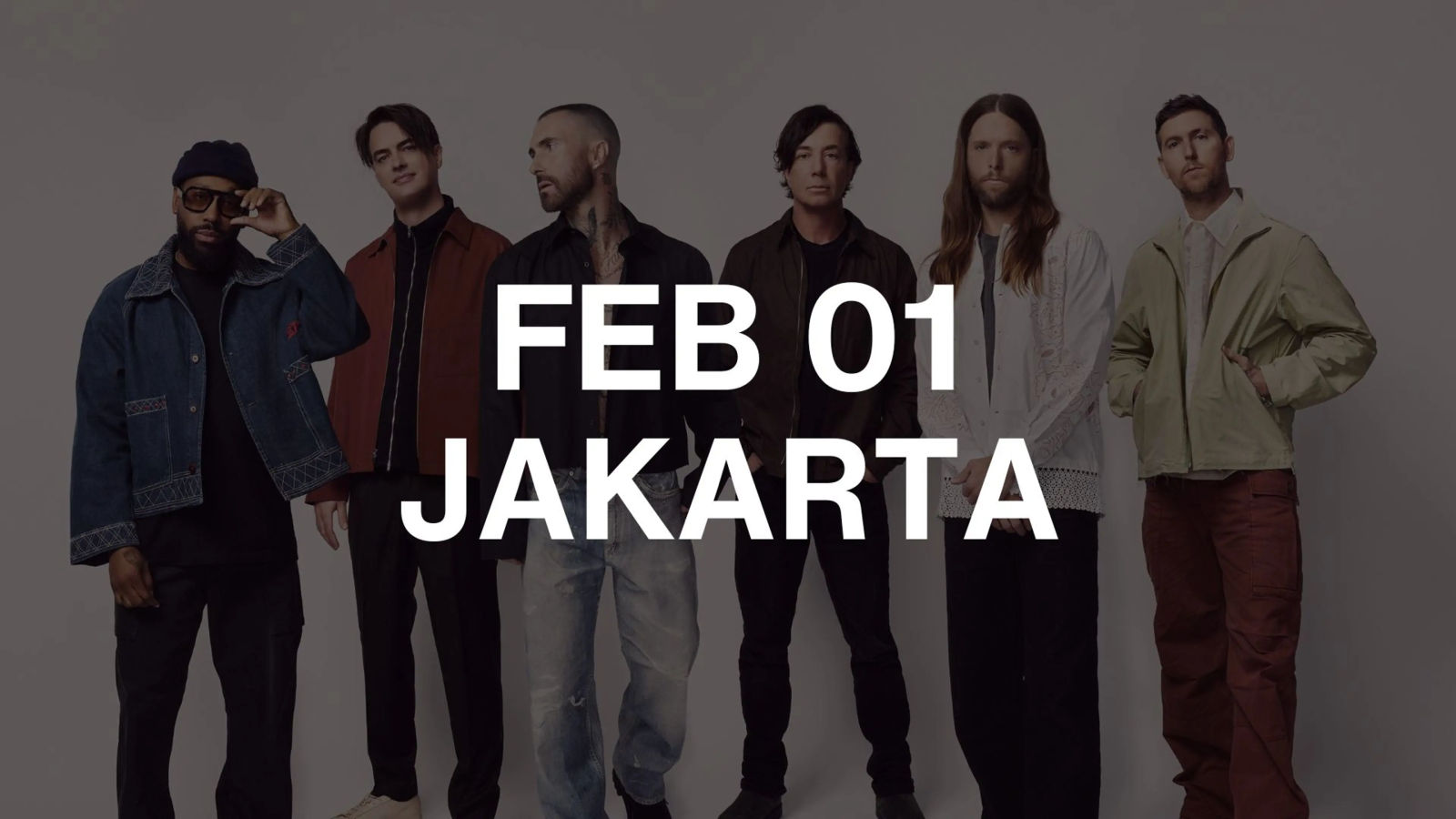 Maroon 5's Asia tour heads to Jakarta on February 2025