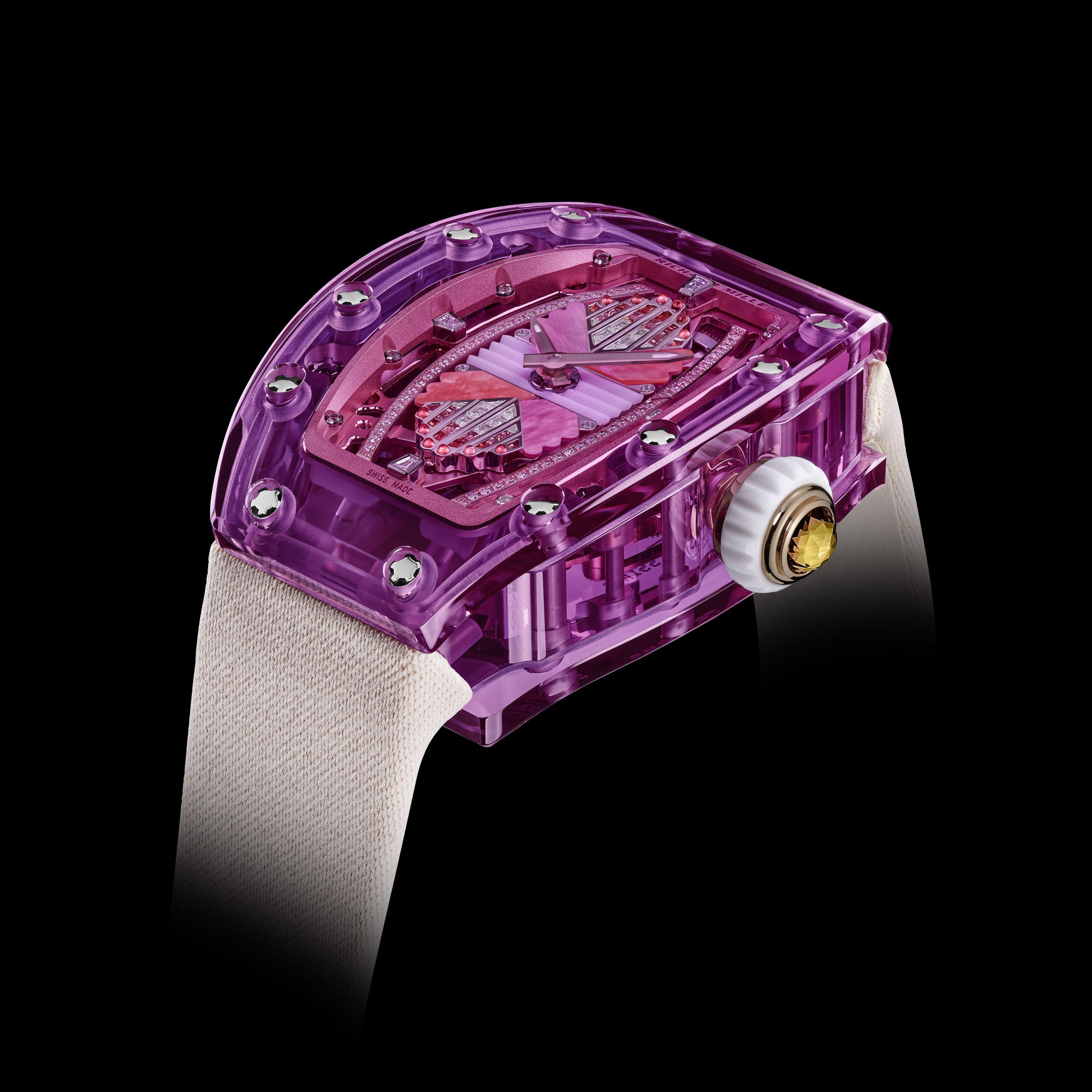 【新品未開封】38灯 38KT THE RICH × CALMA STORE Richard Mille presents the lilac RM 07-02