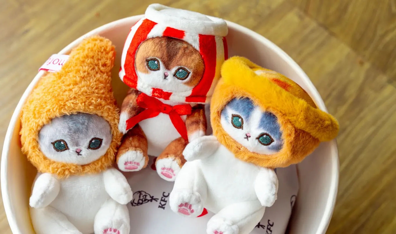 Mofusand and KFC Singapore will introduce plush toys in January
