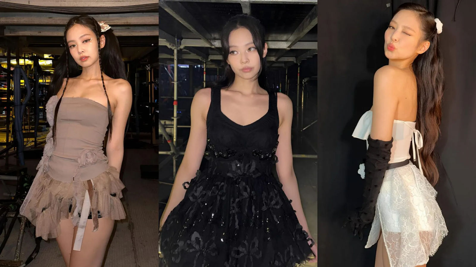 princess polly baby blue dress Jennie Hits Red Carpet at 2025 Melon Music Awards in Structural Gown