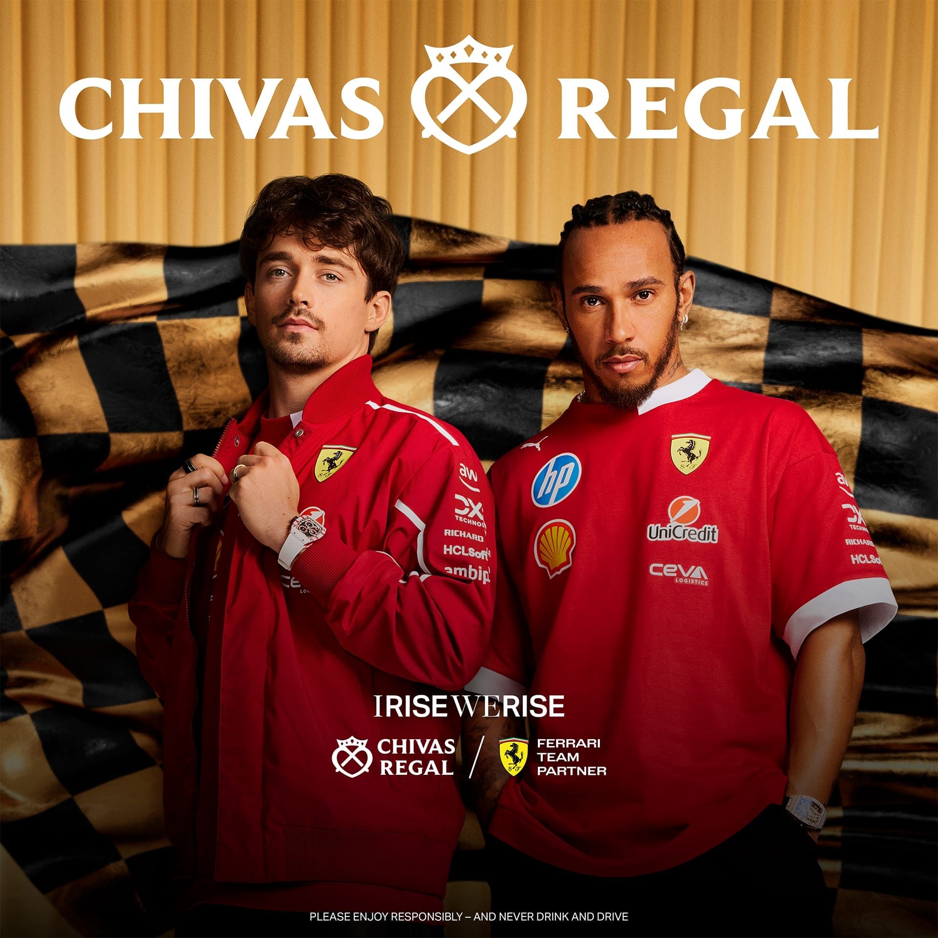 Chivas Regal and Scuderia Ferrari HP celebrate the power of teamwork