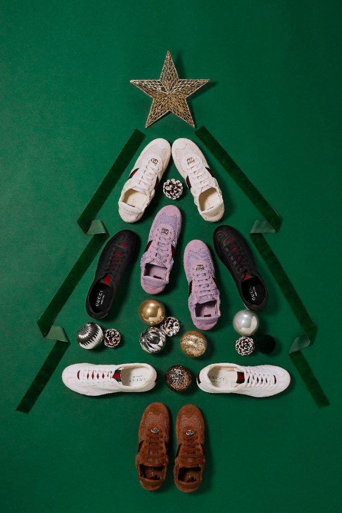 The focus of the Gucci Christmas 2025 edit is joyous celebration