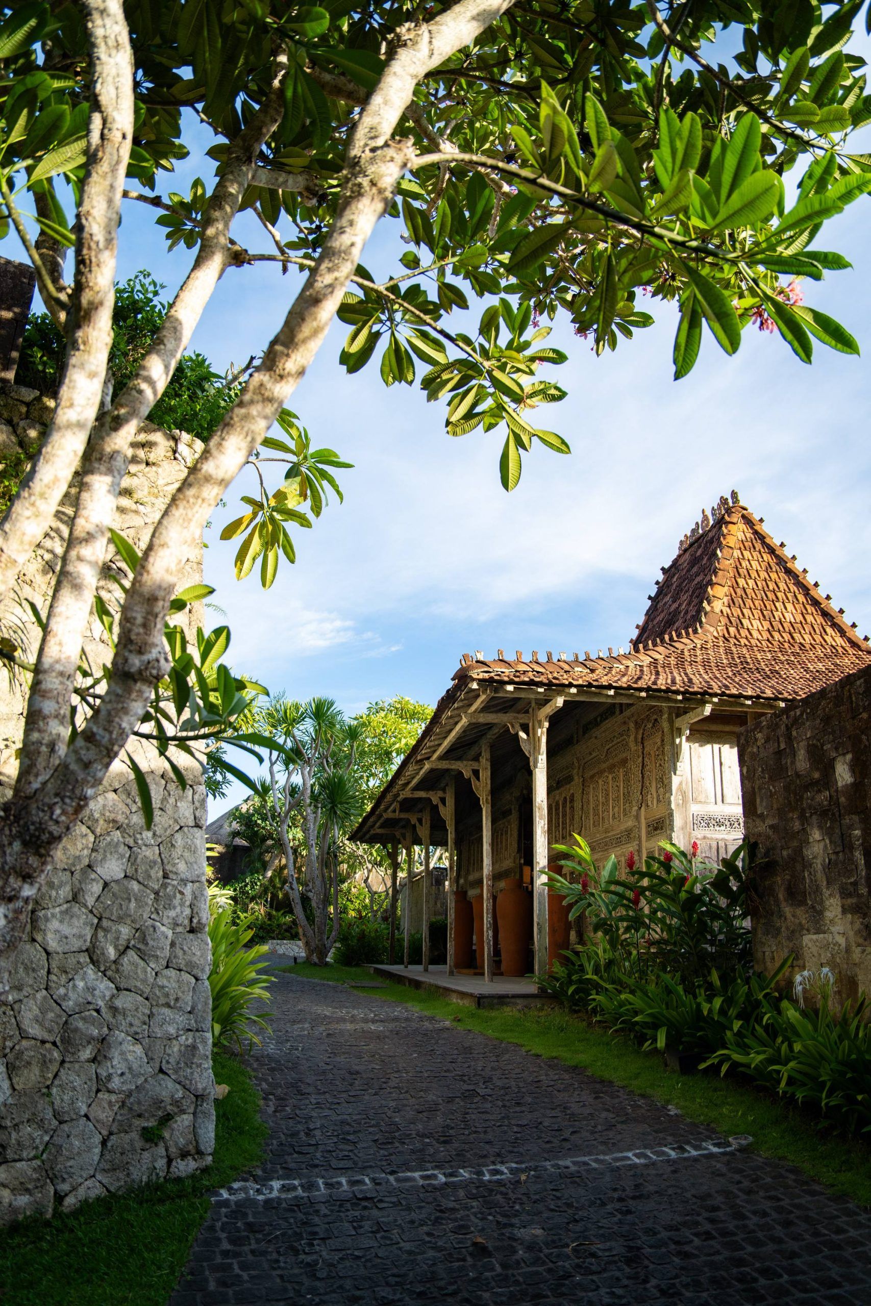 Augustinus Bader arrives at Bvlgari Resort Bali's cliffside Spa