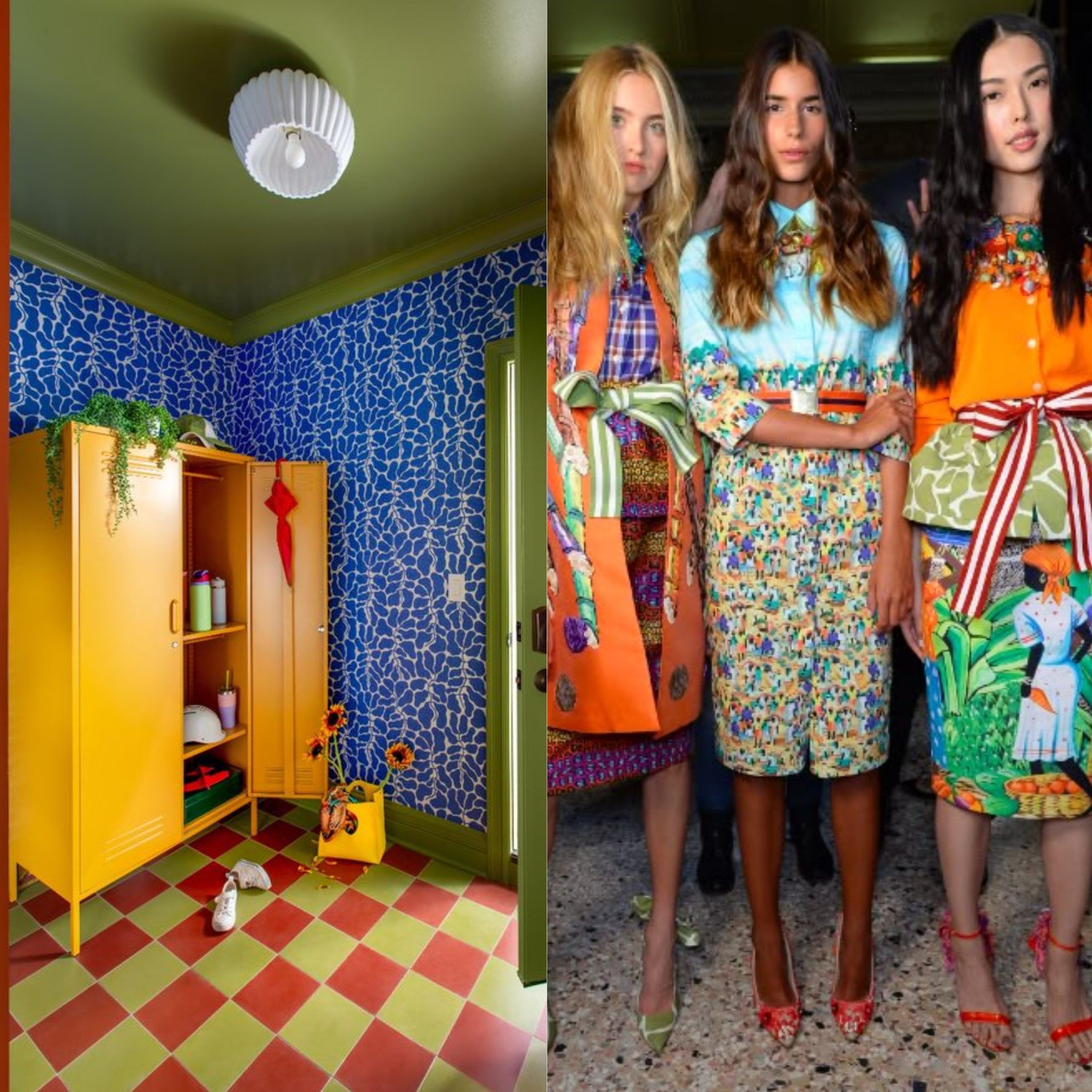 Introducing the maximalist trend that is redefining fashion and home design: the pattern sandwich