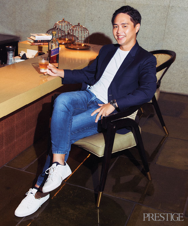 Brian Choo, Chief Operating Officer of Soul Society with Johnnie Walker Blue Label