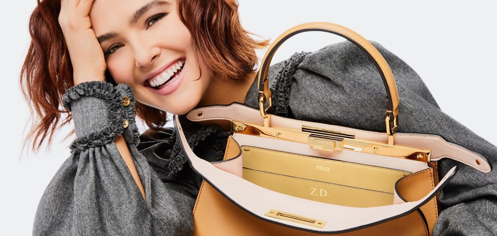 Fendi launches Image Campaign featuring Zoey Deutch and the Peekaboo