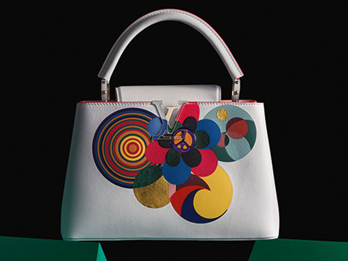 Luxury Louis Vuitton Collage Art Colorful Of Many Pieces Of