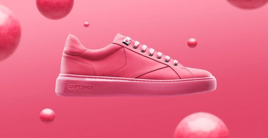 Chewing gum, the world’s second most common litter, turned into sneakers