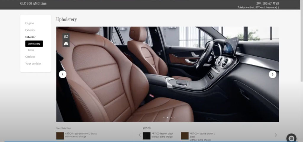 Mercedes-benz virtual showroom