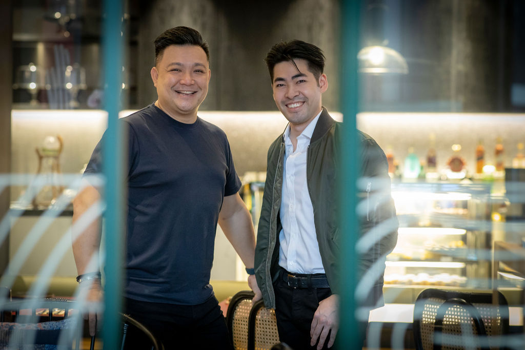Chef James Won and Scott Lim