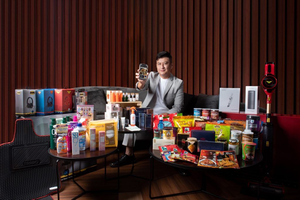 Andy Goh showcases a wide array of products available on MeCan Trade