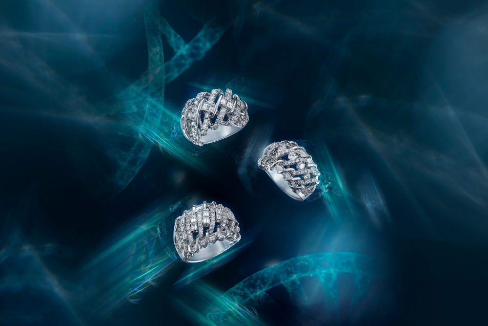 DNA collection diamond rings by DeGem