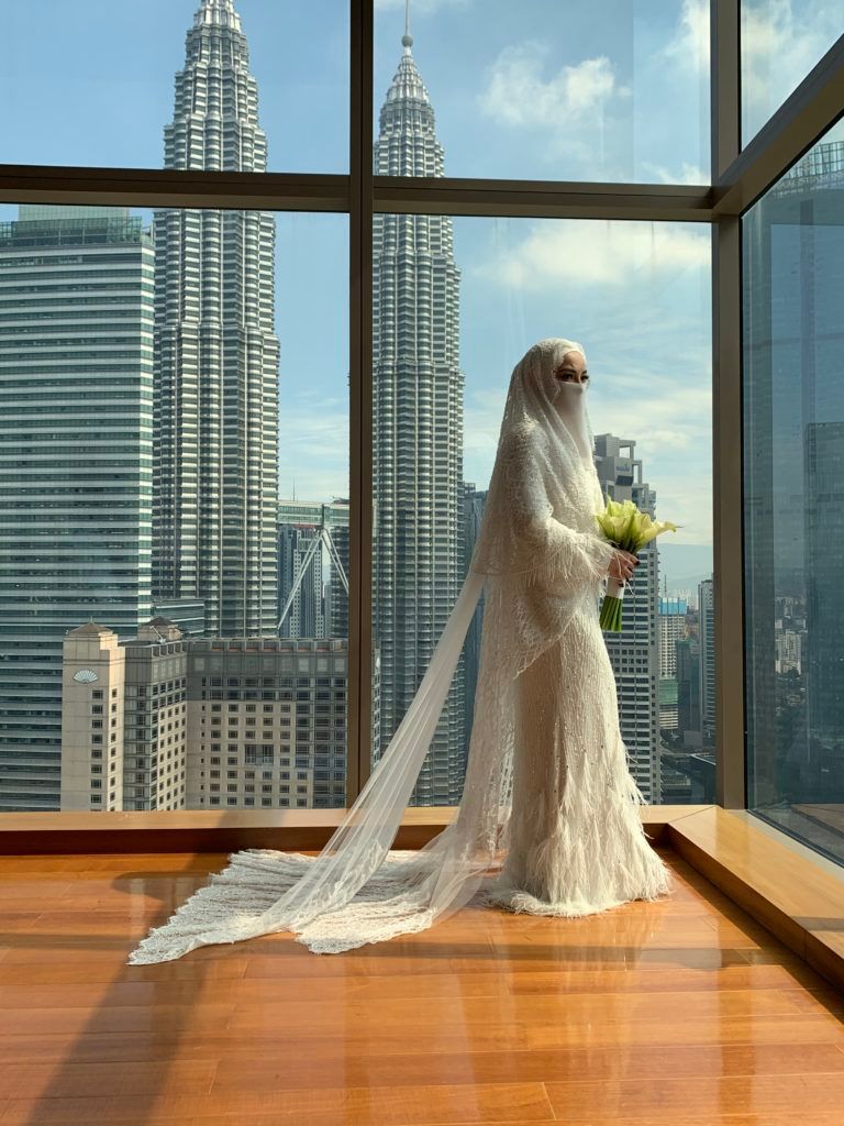 Neelofa wedding dress