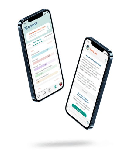 Online therapy through the ThoughtFull app with certified professionals