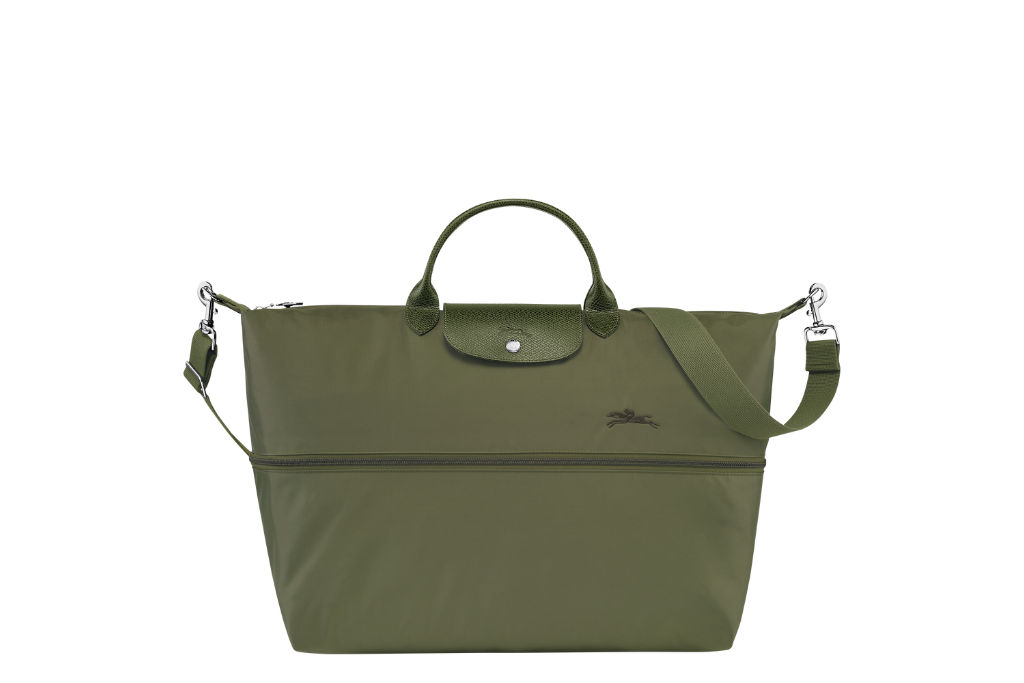 Travel Bag Expandable Le Pliage Green Graphite Longchamp