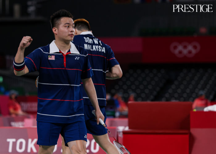Aaron Chin from Malaysia at Tokyo 2020 Olympics