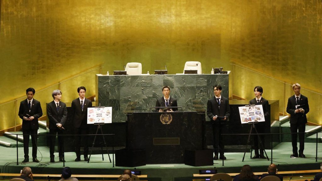 BTS address the UN and perform ‘Permission to Dance’ for fans worldwide