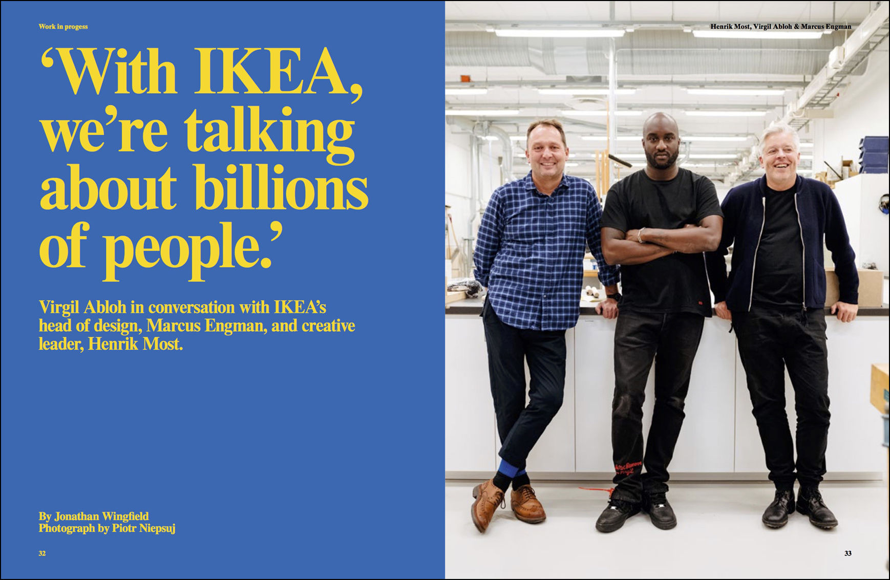 Virgil Abloh Talks Ikea Collaboration – The Hollywood Reporter