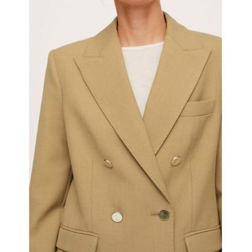 Double-Breasted Suit Blazer by Mango