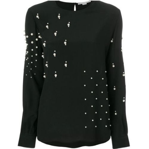 Pearl embellished blouse by Stella McCartney