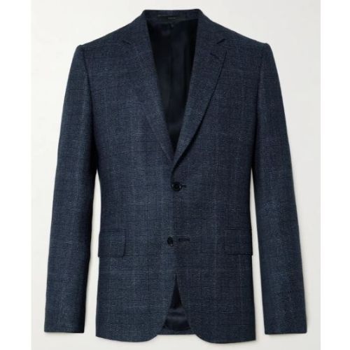 Slim-fit checked wool blazer by Paul Smith