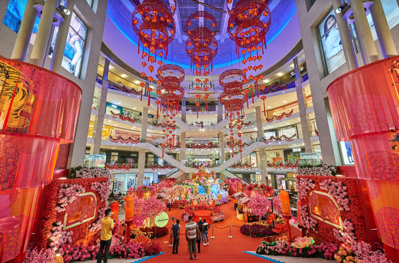 Pavilion KL unveils 30foot Paper Art Garden for Chinese New Year