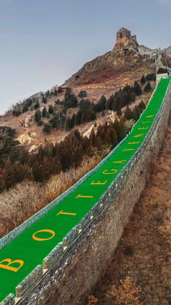 Chinese New Year 2022: Bottega Veneta takes over the Great Wall of China