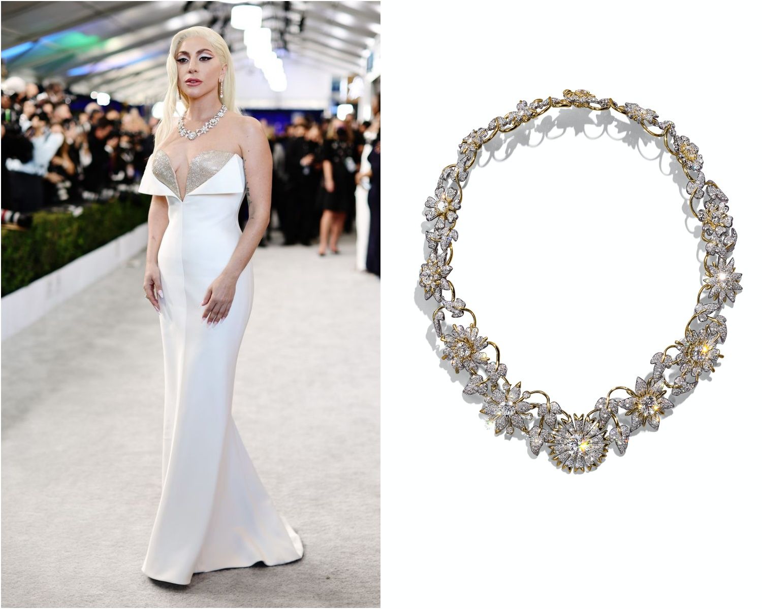 Lady Gaga in Tiffany & Co SAG Awards 2022
